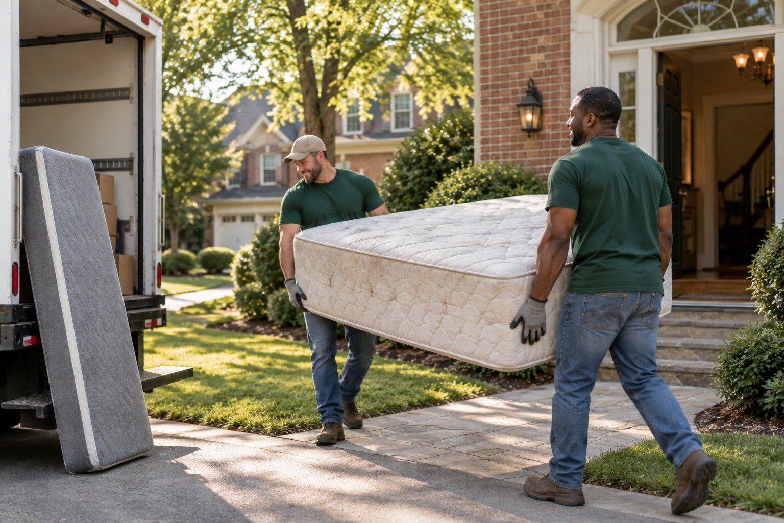 Mattress removal by Arete Junk Removal