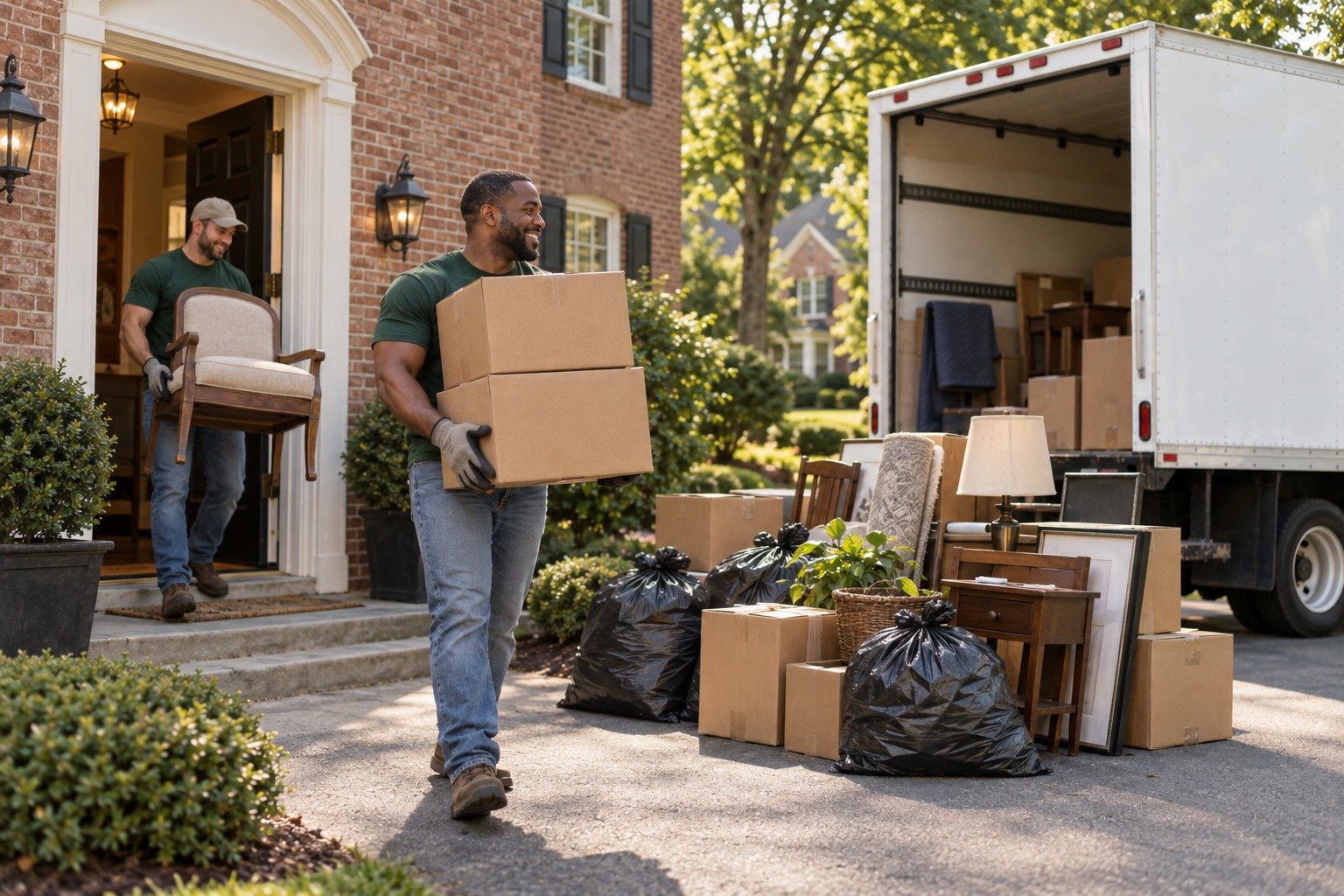 Property cleanout by Arete Junk Removal