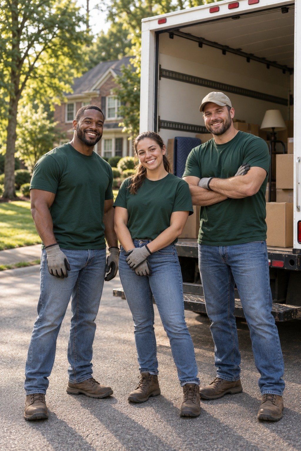 The Arete Junk Removal crew